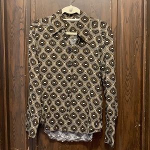 Zara Retro Button Down Size Medium